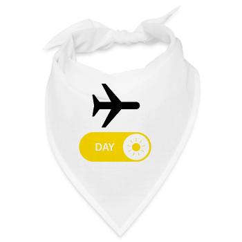 Weltreisen - AUF - Bandana - Weiß - Vorne