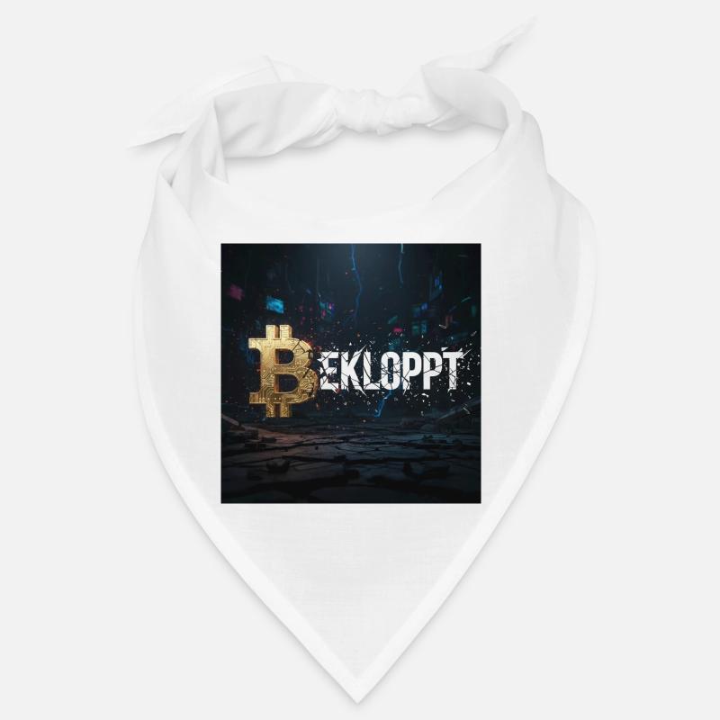 Bitcoin Explosion Krypto Chaos - Bandana - Weiß