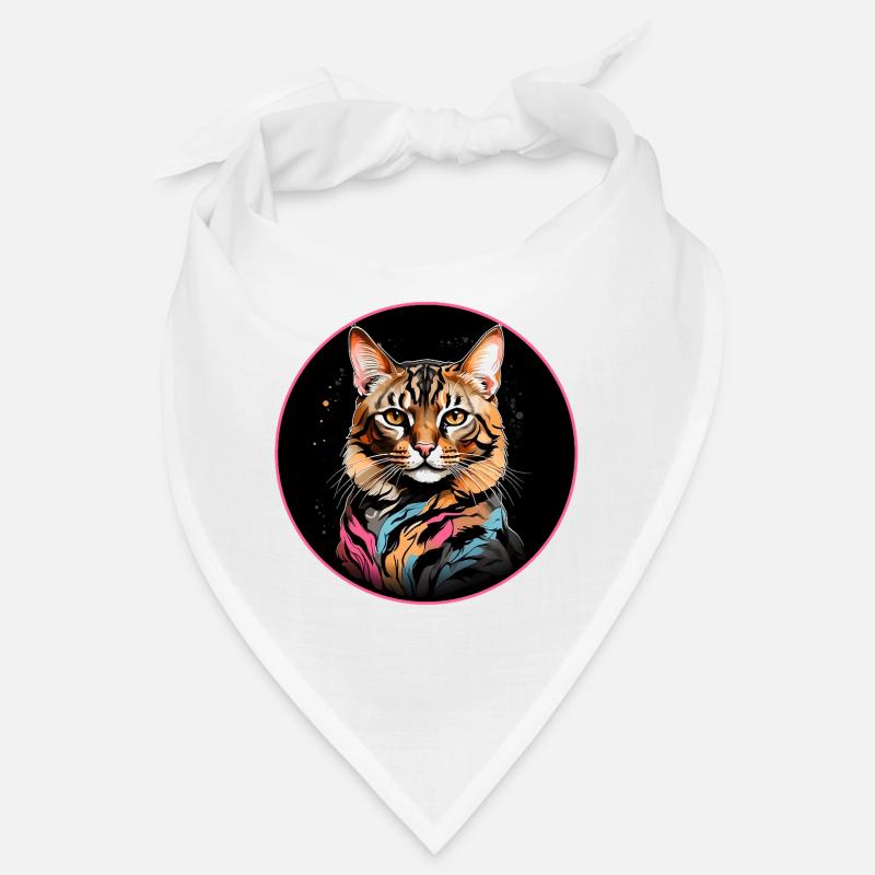 Portrait de chat du Bengale Bandana