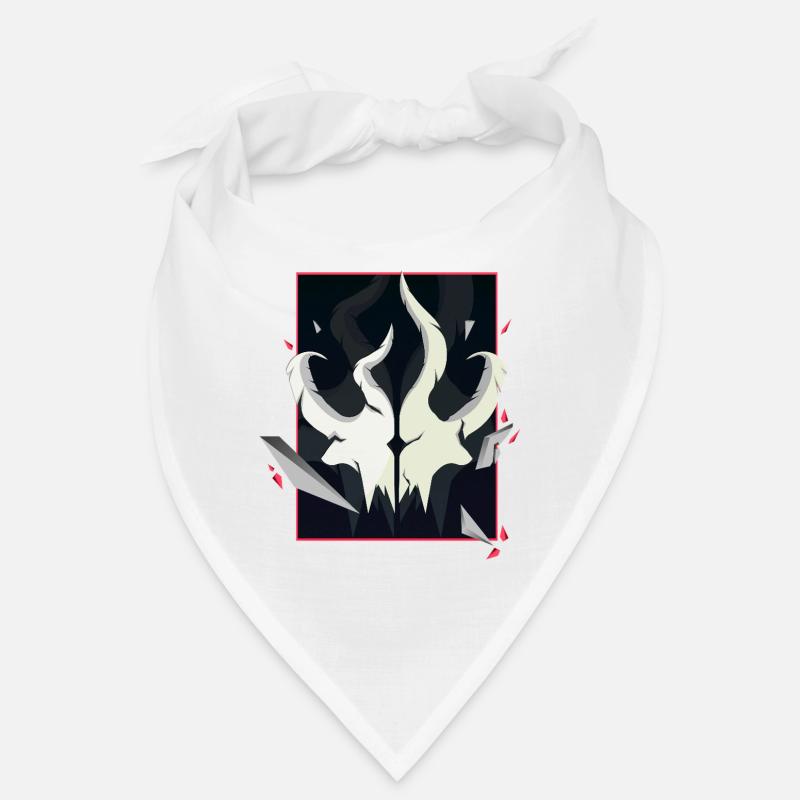 Crâne cornu – Édition Accent Rouge Bandana