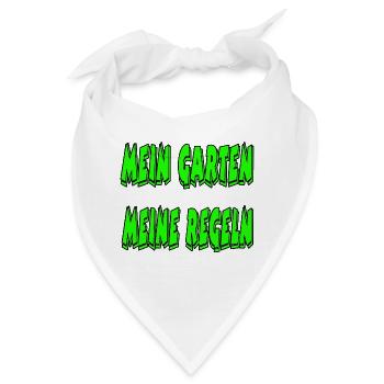 Garten - Bandana - Weiß - Vorne