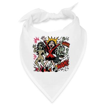 Vampir Königin Zombie Tanz - Bandana - Weiß - Vorne