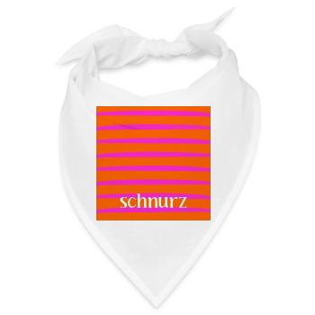 SCHNURZ PIEP EGAL - Bandana - Weiß - Vorne