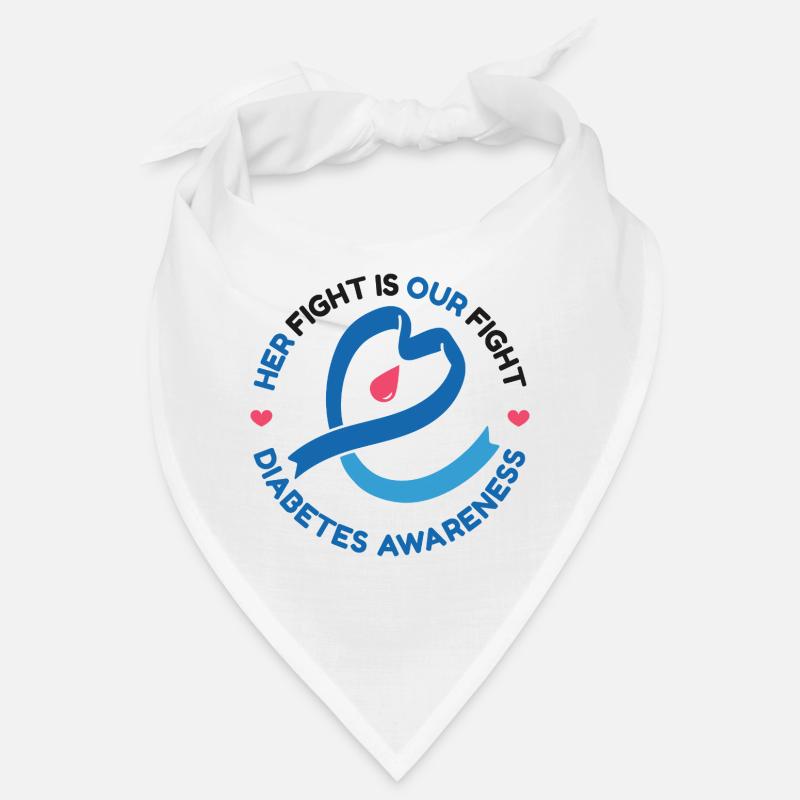 Ihr Kampf ist unser Kampf – Diabetes Bewusstsein Bandana