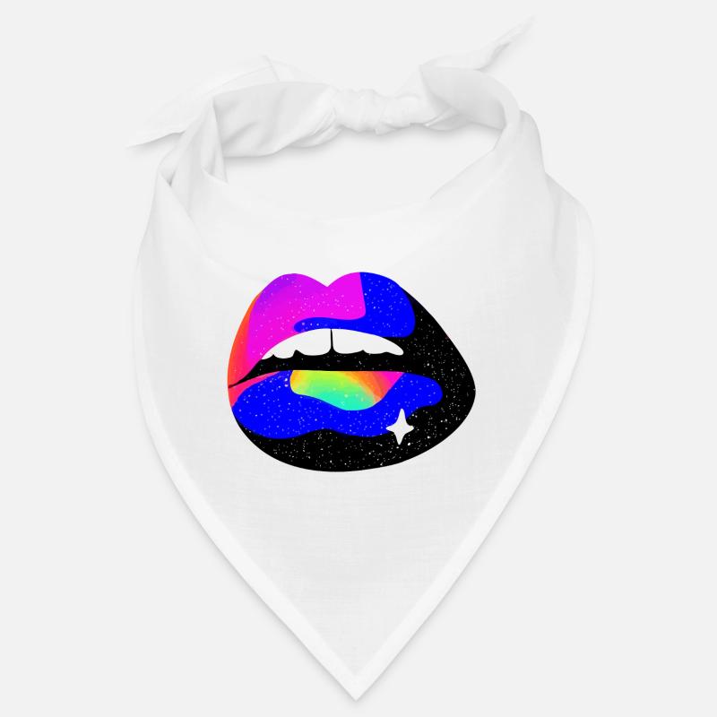 Rainbow Lips Nebula Bandana