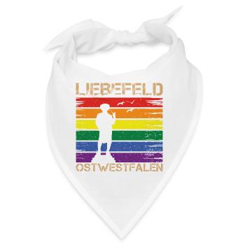 Liebefeld ❤ Leineweber PRIDE - Bandana - Weiß - Vorne