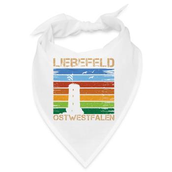 Liebefeld ❤ Sparrenburg - Bandana - Weiß - Vorne