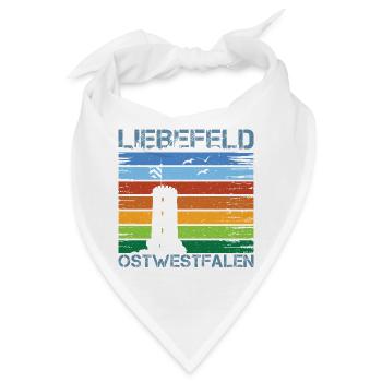 Liebefeld ❤ Sparrenburg - Bandana - Weiß - Vorne