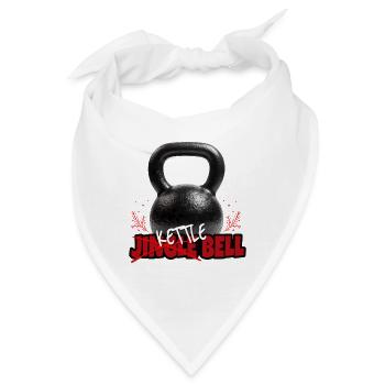 Jingle Bell - Kettlebell - Bandana - Weiß - Vorne