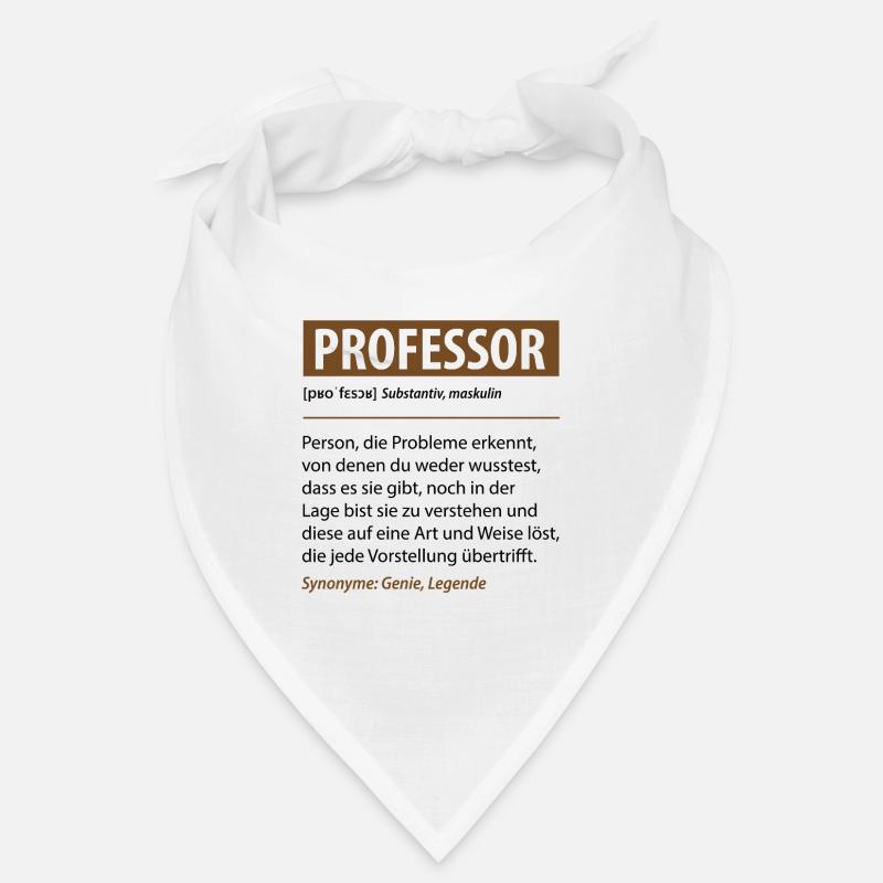 Drôle Professeur Profession Définition Dire Cadeau Bandana