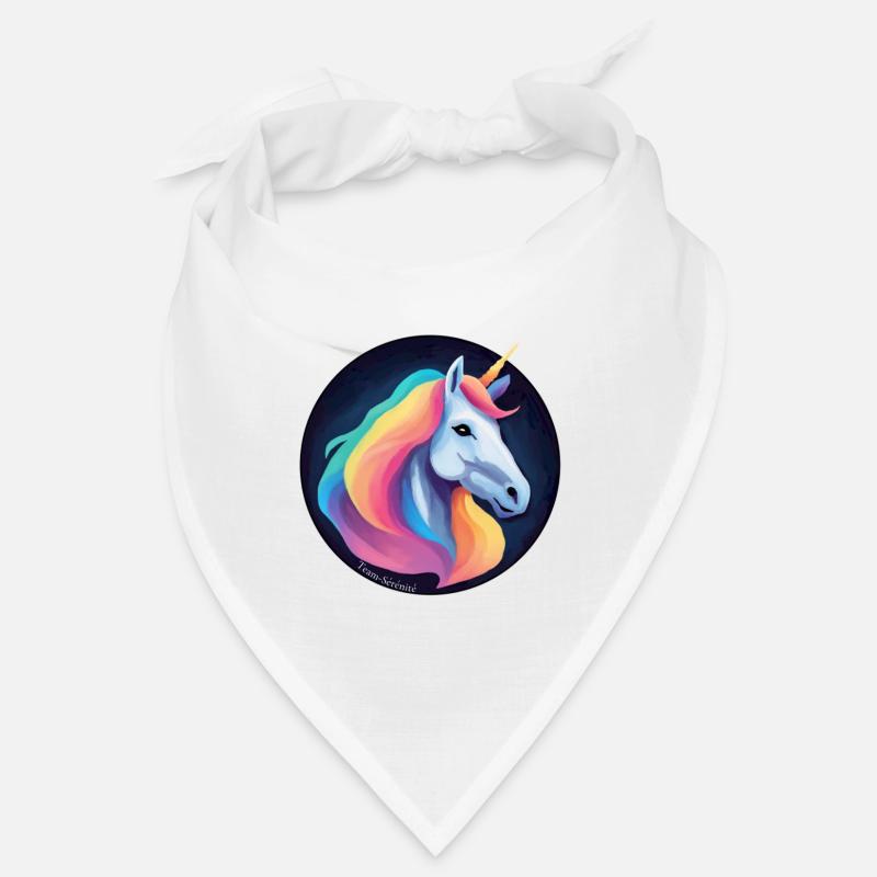Regenbogen-Einhorn Bandana