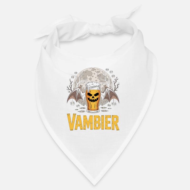 Motif de bière vampire au clair de lune Bandana