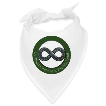 Grüner Circle Jerk Professional - Bandana - Weiß - Vorne