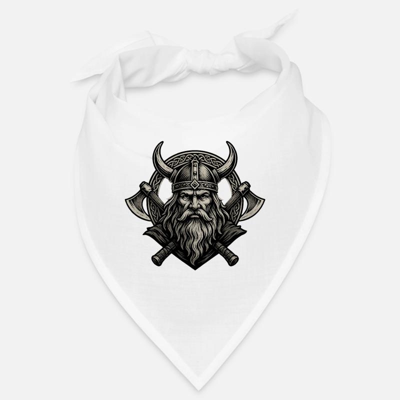 Wikinger mit Axt Odin Thor Walhalla Krieger Bandana