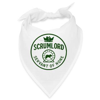 Scrumlord - Herrscher Ohne Diener - Bandana - Weiß - Vorne