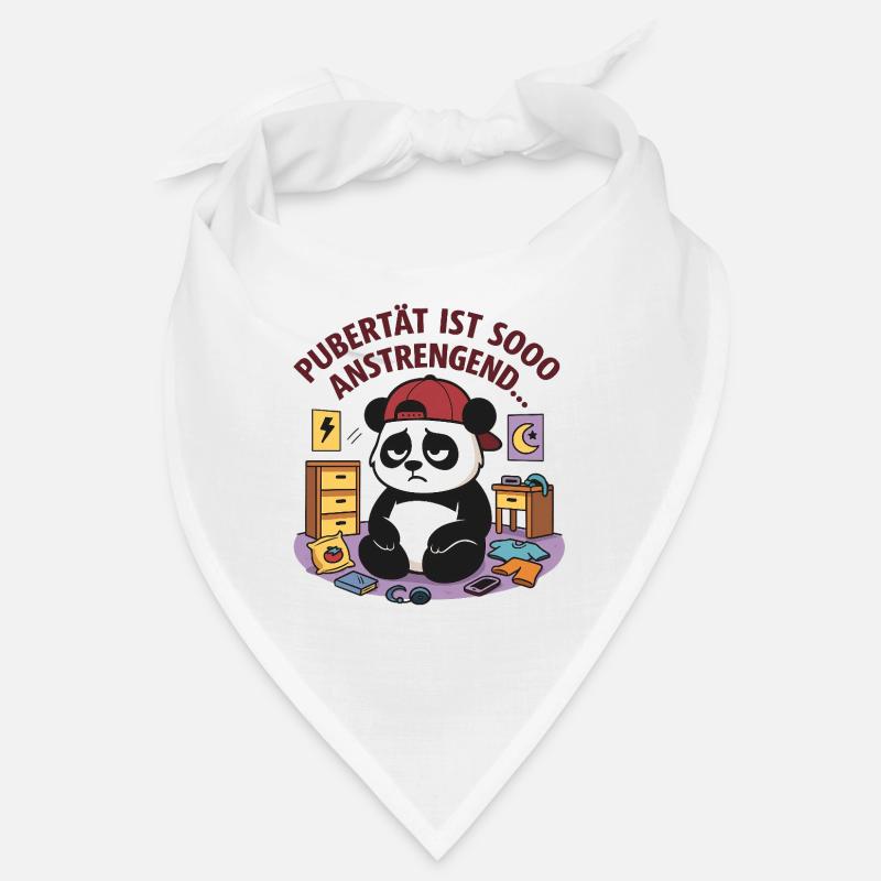 Puberty is so exhausting Panda Bandana
