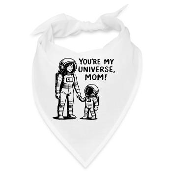 Kosmische Bindung Mutter und Kind - Bandana - Weiß - Vorne