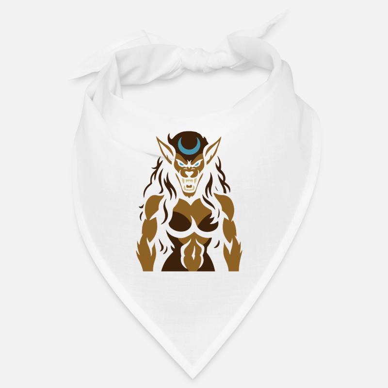 Guerrier démoniaque au clair de lune Bandana