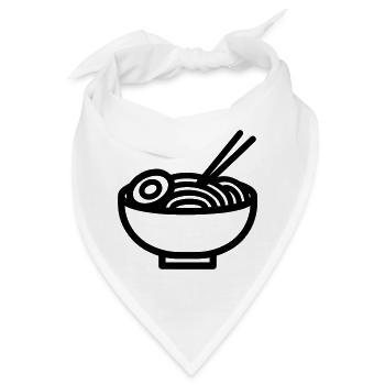 Ramen - Bandana - Weiß - Vorne