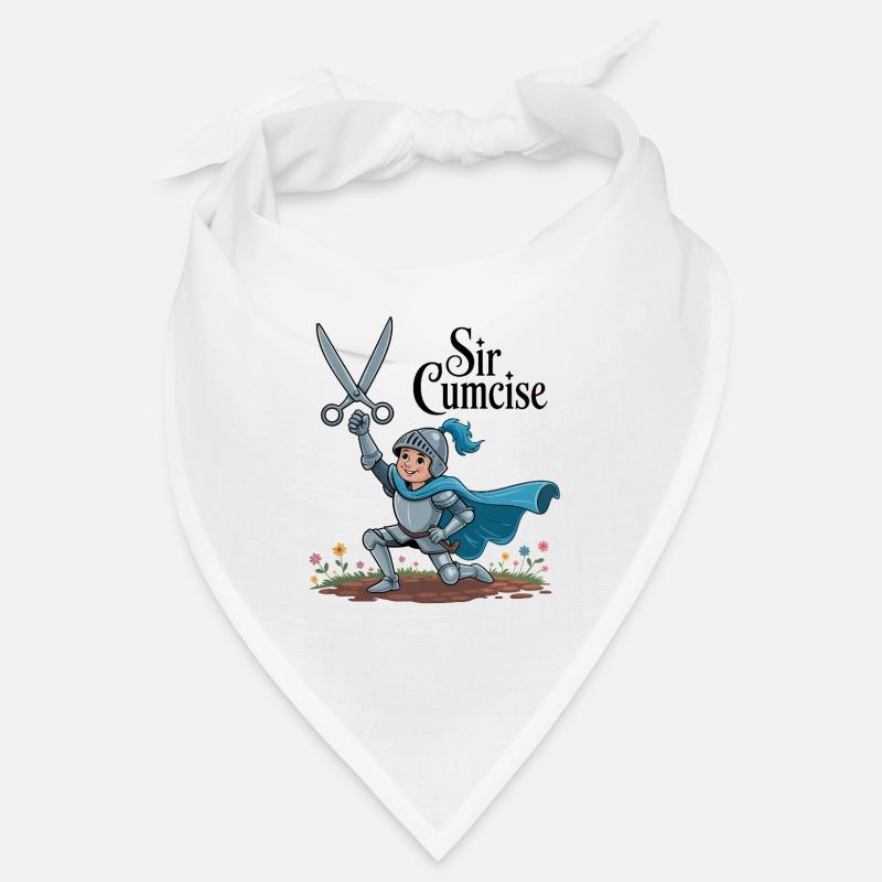 Sir Cumcise - Memeshirt médiéval drôle Bandana