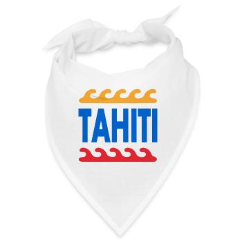 Tahiti - French Polynesia - Polynesien - Strand - Bandana - Weiß - Vorne