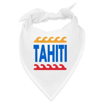 Tahiti - French Polynesia - Polynesien - Strand - Bandana - Weiß - Vorne