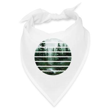 Wald - Bandana - Weiß - Vorne
