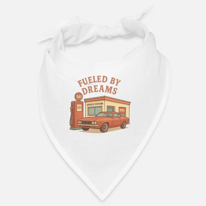 Driven by Dreams Retro Car Bandana