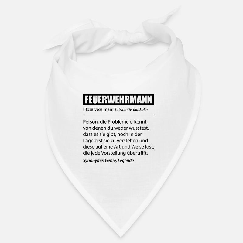 Firefighter Rescuer Hero Profession Saying Gift Bandana
