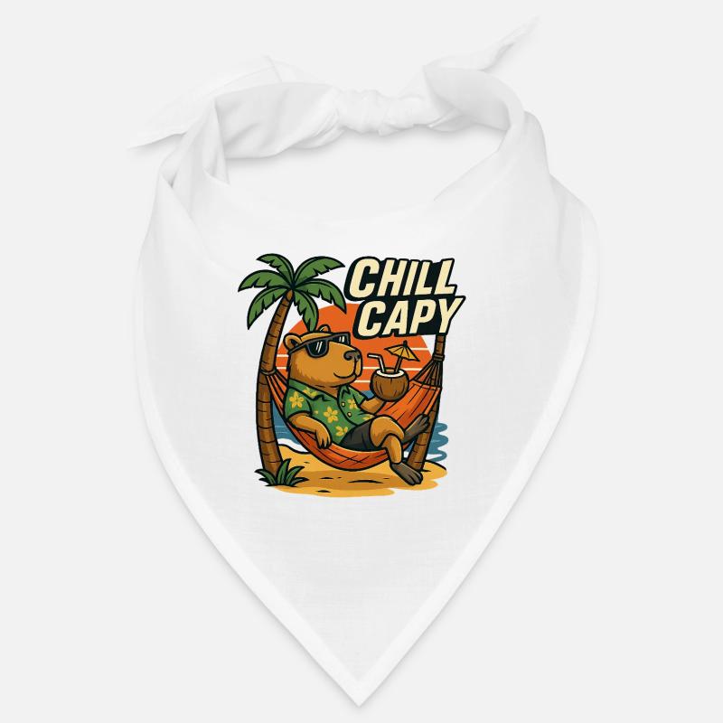 Chill Capy – Capybara de plage Bandana