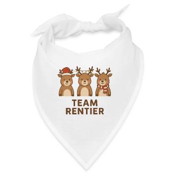 Team Rentier - Bandana - Weiß - Vorne