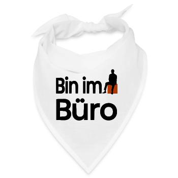 Büro - Bandana - Weiß - Vorne