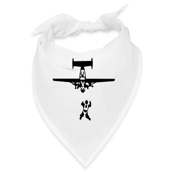 Skydiving - Bandana - Weiß - Vorne