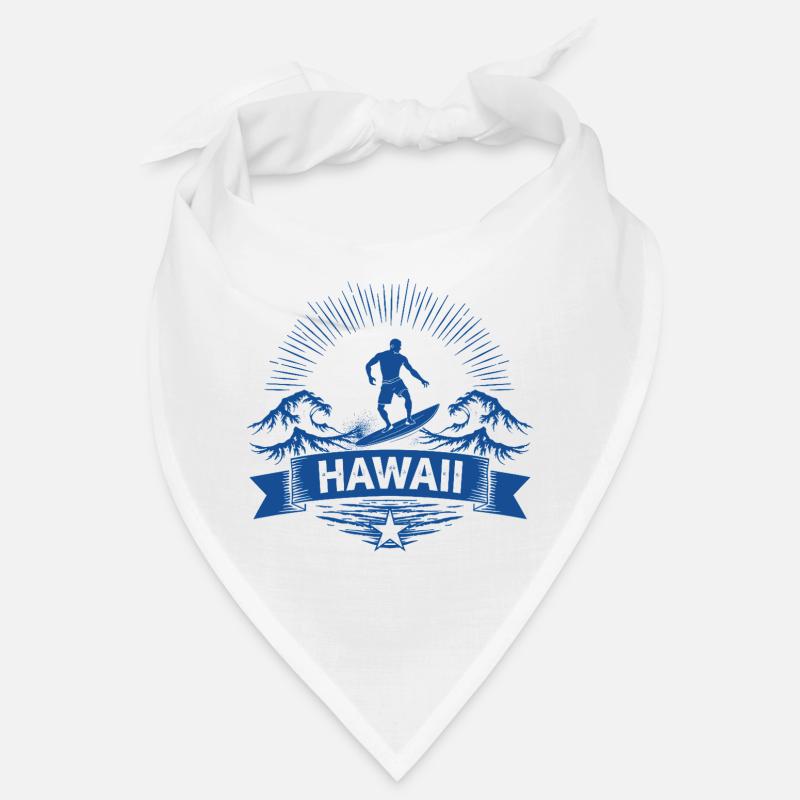 Hawaii Surfer Surfer on Pacific Wave Bandana