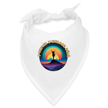 Unendlichkeit umarmt dich bereits - Bandana - Weiß - Vorne