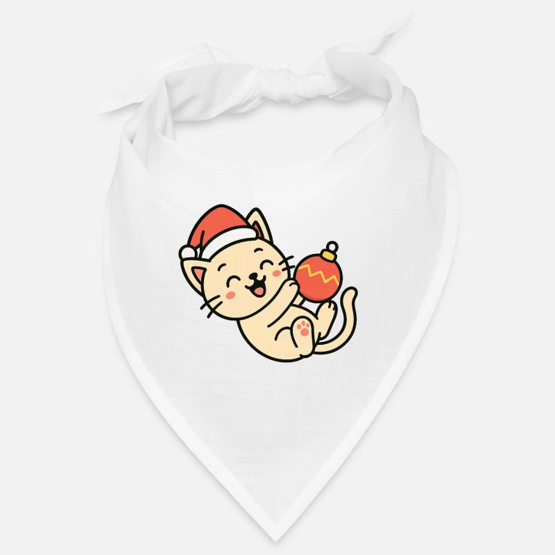 Kätzchen Weihnachtsspaß Weihnachtskugel Bandana
