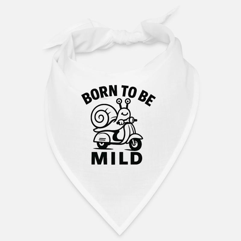 Born to Be Mild Snail on Roller Bandana