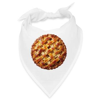 Apple Pie Apfelkuchen - Bandana - Weiß - Vorne