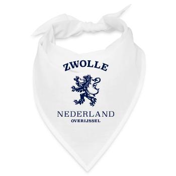 Zwolle Nederland Netherlands - Bandana - Weiß - Vorne