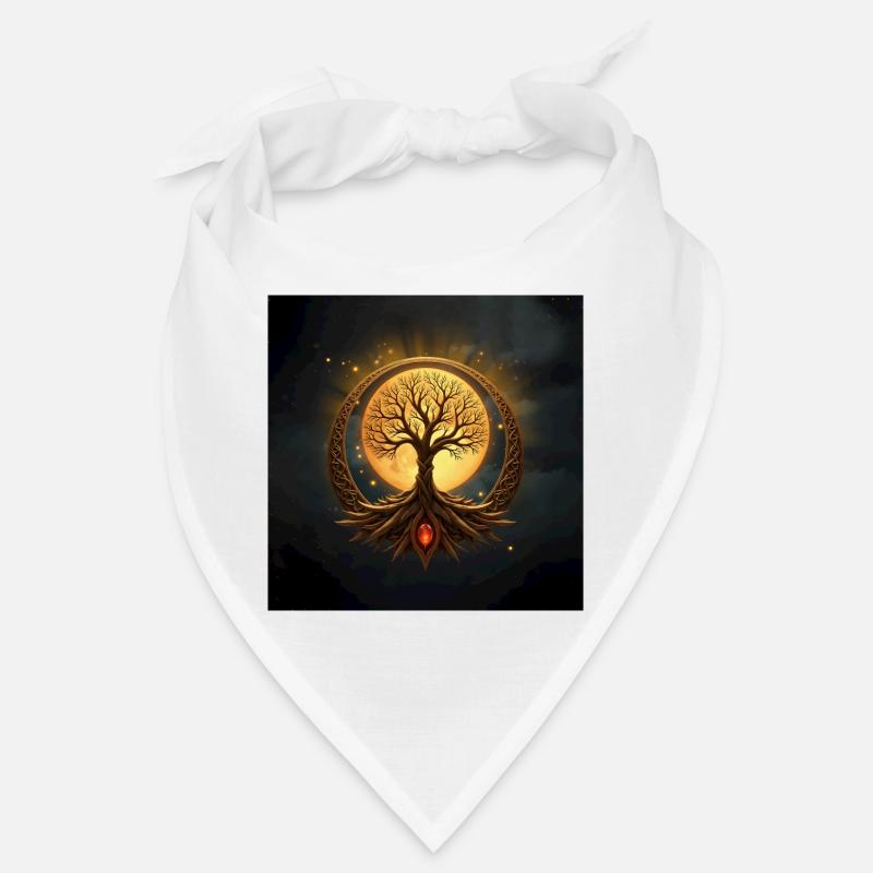 Golden Circle Moon Tree Bandana