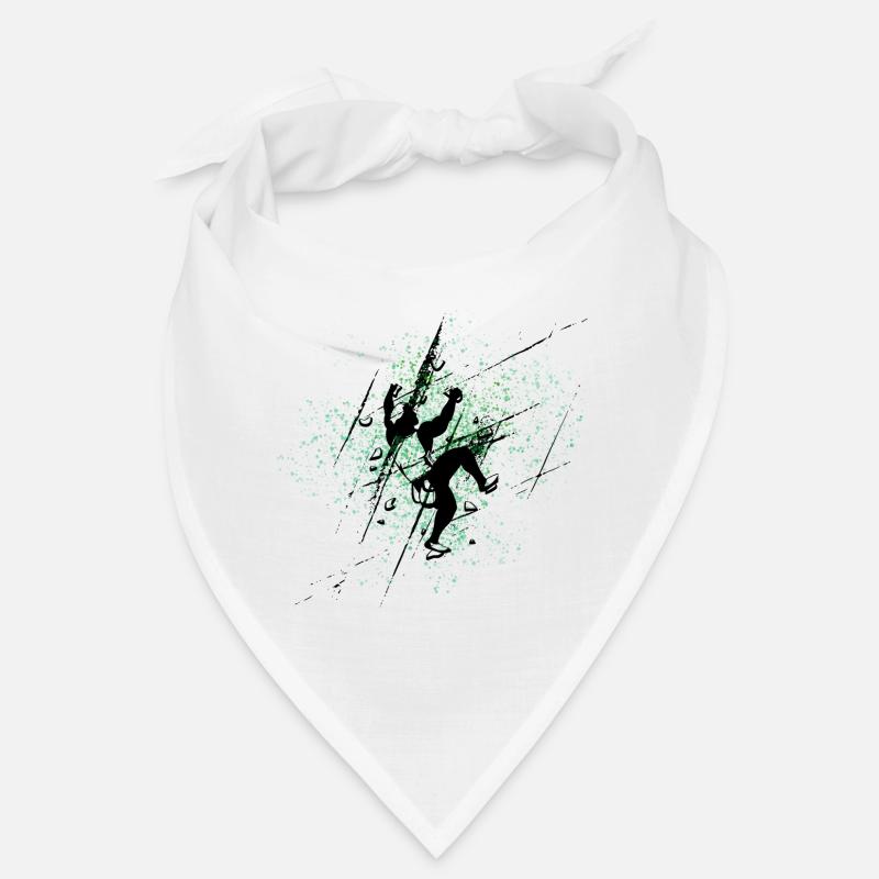 Grimpeur Vert Eclaboussures Bandana