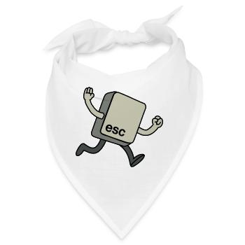 Esc-Schlüssel - Bandana - Weiß - Vorne