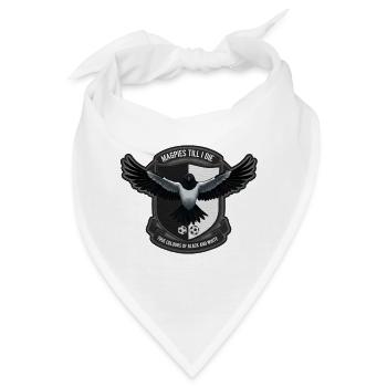 Magpies Crest - Bandana - Weiß - Vorne