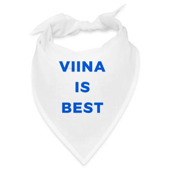 WODKA IST AM BESTEN - Bandana - Weiß - Vorne