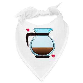 Filterkaffee Kanne Kaffee - Bandana - Weiß - Vorne