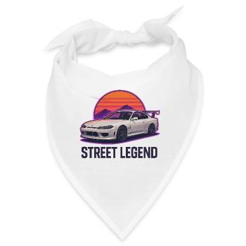 Straßenlegende Sunset Drift - Bandana - Weiß - Vorne