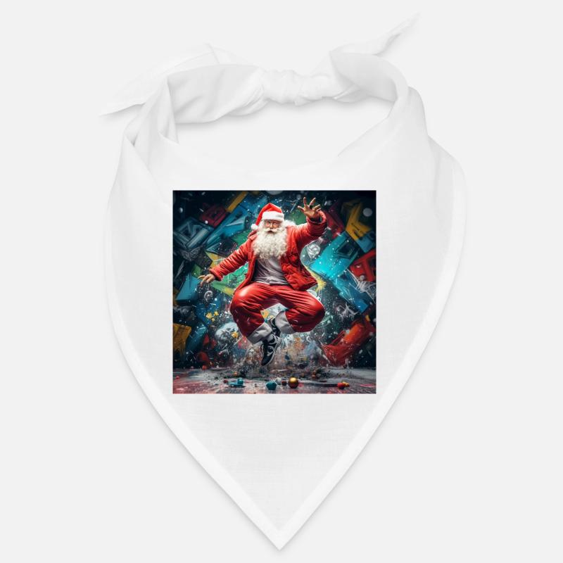 Weihnachtsmann Graffiti Sprung Breakdance Bandana