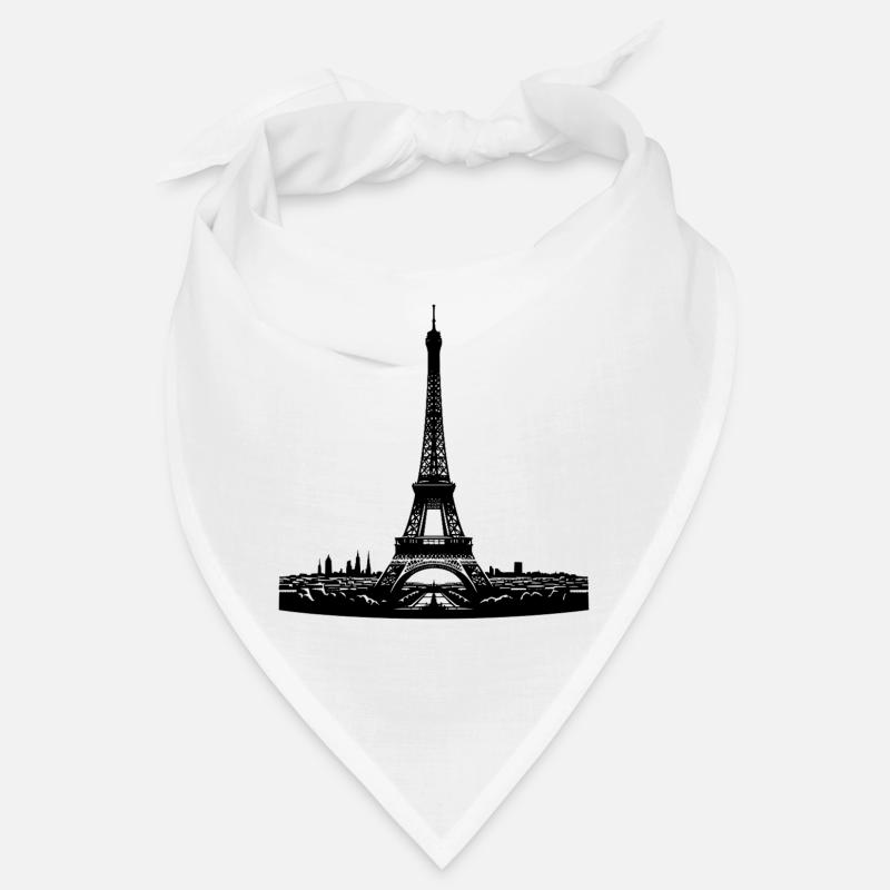French eye-catcher Eiffel Tower typical Paris Bandana
