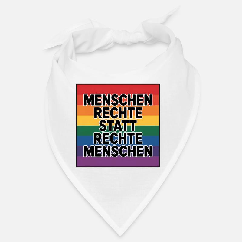Human rights instead of right-wing people - Cool Pride Bandana