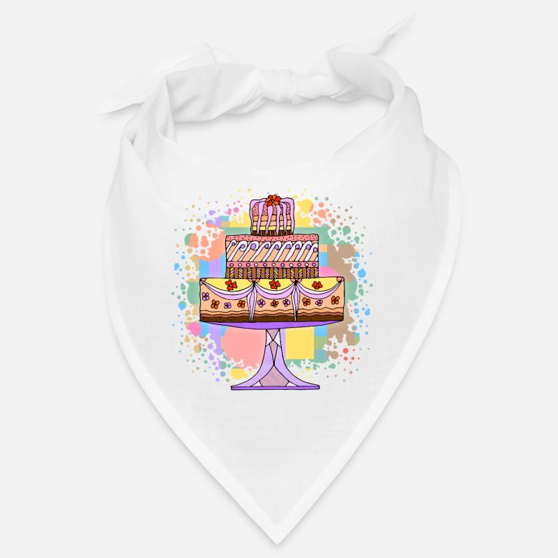 Cake - Bandana - white